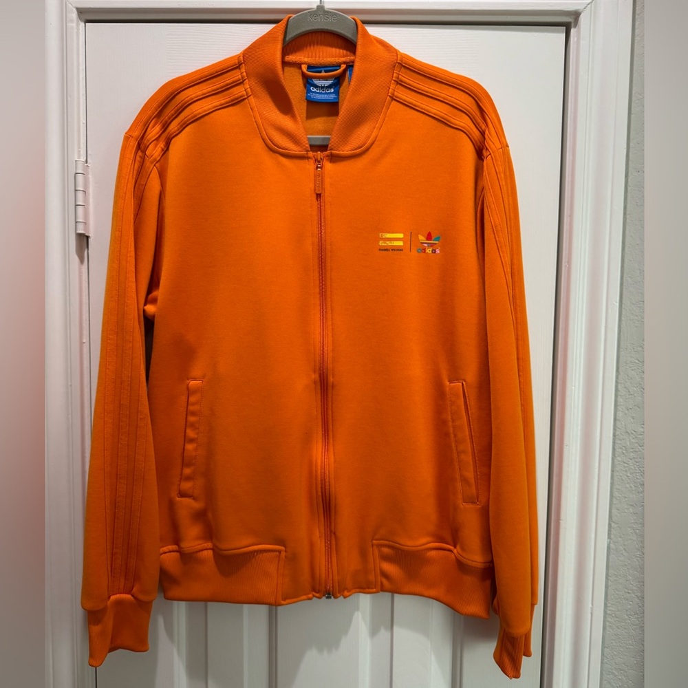 Adidas X Pharrell Williams Men's Orange Track Jacket